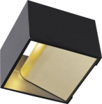 LOGS IN LED Wall luminaire, black/messing, 2000K-3000K Dim to Warm 1000638 | 4024163189309