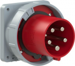 CEE Industrial Plug 5x125A (3P+N+PE) 6h IP67 red 645-6 | 9003399069000