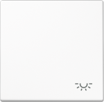 1-gang rocker with "light" symbol, white, LS LS990LWW | 4011377129108