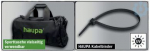 Cable tie set (27 psc., black UV) in nelon sports bag (640x350x250mm) 262650 | 4011923099350