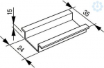Top-hat rail 35x15mm 050657 | 4015080506577