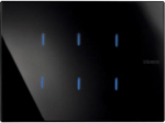 Axolute command with 6 keys to manage single or group loads and other functions - 3 modules. BT-HS4657M3 | 8012199942339