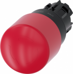EMERGENCY STOP mushroom pushbutton, 22 mm, round, plastic, red, 30 mm, positive latching, acc. to EN ISO 13850, rotate-to-unlatch 3SU1000-1GB20-0AA0 | 4011209946415