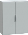 Floor standing polyester enclosure, Thalassa PLA, plain door, completely sealed, 1250x1000x420mm, IP NSYPLA12104G | 3606480774539