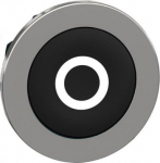 Head for non illuminated push button, Harmony XB4, flush mounted black flush caps pushbutton white m ZB4FA232 | 3606489580896