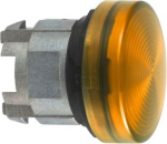 Head for pilot light, Harmony XB4, orange 22mm with grooved lens BA9s bulb ZB4BV05S | 3389110072136
