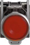 Illuminated push button, Harmony XB4, metal, orange flush, 22mm, universal LED, plain lens, 1NO + 1N XB4BW35M5 | 3389110892154