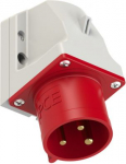CEE-wall mounted plug 3x32A (2P+PE) 9h IP44 red 523-9 | 9003399059780