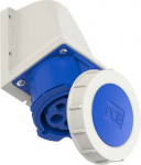 Wall mounted socket 5x32A (3P+N+PE) 9h IP67, blue 1252-9 | 9003399017346