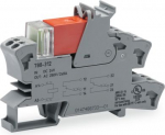 Relay socket with relay and status each 1 changeover contact (1 u) 230 VAC, grey 788-508 | 4045454484699