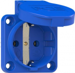 Socket Schuko z/a 16A 230V S-NOVA blue 105-0b | 9003399018251