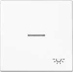 1-gang rocker with lens, "light" symbol, white, LS LS990KO5LWW | 4011377344259