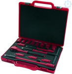 VDE insulation socket set 3/8" 16pcs. 220402 | 4011923513306