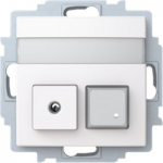 FAP3002-916 Signal Push Button with cord, white, IP20, Saga 2TKA00004974 | 6438199010946