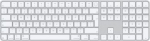 Apple Magic Keyboard with Touch ID and Numeric Keypad | Keyboard | Wireless | English | White MXK73Z/A | 195949655180