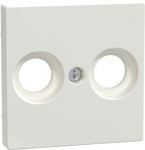 Cover plate for TV outlet, white Merten SystM MEG4122-0319 | 4042811151850