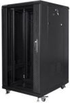 Lanberg | Rack cabinet 19" free-standing 22U/600x800 (flat pack) | FF01-6822-12B | Black FF01-6822-12B | 5901969424461