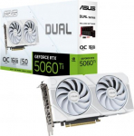 Graphics Card ASUS NVIDIA GeForce RTX 5060 Ti 16 GB GDDR7 128 bit PCI Express 5.0 Active DUAL-RTX5060TI-O16G-WHITE DUAL-RTX5060TI-O16G- | 4711636179973
