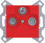 Antenna socket outlet, TV-R+SAT, END 2CHH083303A6065 | 8592624112617