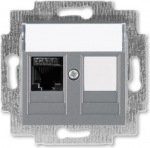 Data socket outlet, RJ45cat.6 + Dummy plug 2CHH296117A6069 | 8592624111573