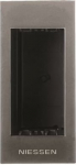 Color: Anthracite.   Frames suitable to be installed in reduced dimensions surfaces as plastic and metallic profiles or screens.   For 1 module devices.   Size (width x height): 32 x 68 mm   Shaft size (width x height): 26 x 50 mm 2CLA267100N1801 | 8 ...