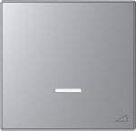 Color: SilverCover plate for universal push dimmer code: 8160.1 2CLA856010A1301 | 8427238134956