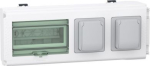Tap off unit, Canalis KN, for modular devices, 32A, 3L+N+PE, up to 8 modules of 18mm, with 2 NF powe KNB32CP11F | 3606480006227