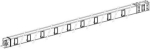 Canalis, straight length, 800A, 5m, 18 tap-off outlets. range of product: Canalis - product name: KS - product or component type: busbar trunking - busbar description: distribution length - material: aluminium - device application: medium power distr ...