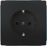 Socket outlet, w. earth, w. child protection, 68х68мм, 10/16A 250V, Anthracite cosso, DELTA style 5UB1855-0AC01 | 4001869583631