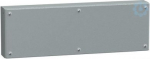 Metal industrial box plain door H200xW600xD80 IP66 IK10 RAL 7035. range of product: Spacial SBM - device application: multi-purpose - enclosure type: flat face box - enclosure nominal height: 200 mm - enclosure nominal width: 600 mm - enclosure nomin ...