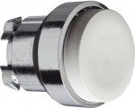 Head for non illuminated push button, Harmony XB4, white projecting pushbutton &Oslash;22 mm spring return ZB4BL1 | 3389110887754