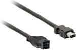 power cable 3m shielded 4x 0,82mm&sup2;, BCH2 brake leads connection VW3M5D1FR30 | 3606480735677