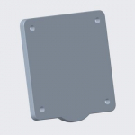 Cover plate for the three openings in FMCE47 if not all are used. Suits Modular Combi 2CMA191091R1000 | 7392696910910