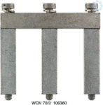 WQV 70/95/3, Cross-connector, 95mm2, 3 pols 1063600000 | 4008190187514
