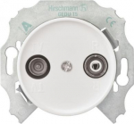 TV/R outlet S6, white Renova WDE011721 | 13606480698344