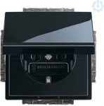 Socket outlet, black CARAT 20EUK-81 2CKA002018A1486 | 4011395056226