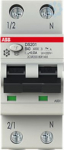 DS201 B40 A30 Residual Current Circuit Breaker with Overcurrent Protection (RCBO) 1P+N 40A B 30mA 2CSR255180R1405 | 8012542969914