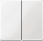 !!! EOL !!! Topeltklahv koos, valge Merten System M MTN432519 | 3606485094724