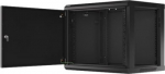 Lanberg | Rack cabinet 19" wall-mount 9U/600x450 for self-assembly with metal door (flat pack) | WF01-6409-00B | Black WF01-6409-00B | 5901969430110