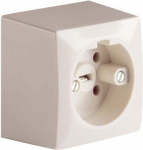 PERILEX surface mounted socket, 16 A, white 2491010 | 4011721028194