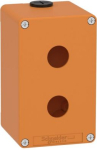 Empty control station, Harmony XAP, XB2 SL, zinc alloy, orange, M20, 2 cut outs 22mm, 80x130x77mm, U XAPO2502 | 3389119013499
