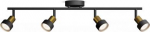Ceiling/wall spotlight Conduit, GU10, 4x5W, IP20, black 929004108301 | 8720169299931