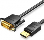 CABLE DP TO DVI 1M/BLACK HAFBF VENTION HAFBF | 6922794745278