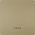 Rocker for universal switch, 68x68mm, malt gold, DELTA style 5TG7141-0MG01 | 4047624274192