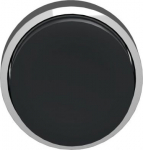 Head for non illuminated push button, Harmony XB4, metal, projecting, black, 22mm, spring return, un ZB4BL2 | 3389110887761