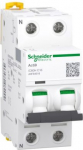Miniature circuit breaker (MCB), Acti9 iC60H, 1P+N, 16A, C curve, 10000A (IEC/EN 60898-1), 15kA (IEC A9F84616 | 3606480082009