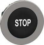 Head for non illuminated push button, Harmony XB4, flush mounted black flush caps pushbutton white m ZB4FA234 | 3606489580919