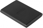 External SSD, 256GB, USB 3.1, USB-C, Write speed 460 MBytes/sec, Read speed 520 MBytes/sec, Black TS250GESD270C | 760557851455