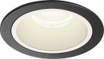 NUMINOS&reg; DL L, Indoor LED recessed ceiling light black/white 4000K 55&deg; 1003968 | 4024163241182