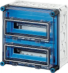 Consumer unit MI 1227 24 mod. (2x12) IP65 300x300x185mm, without terminals 2000616 | 4012591656166